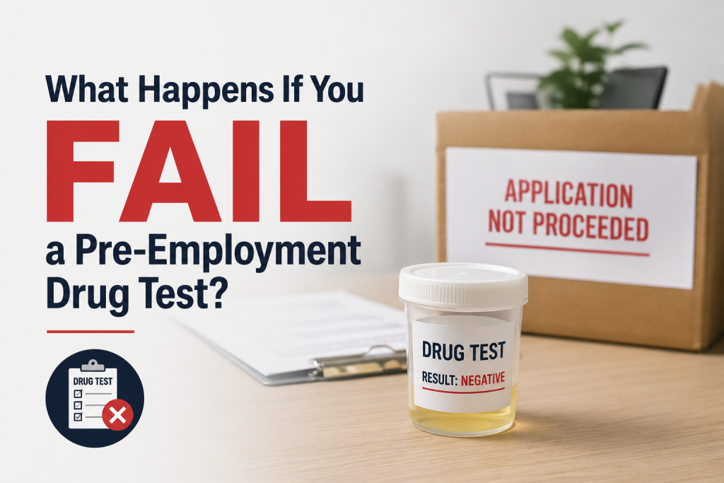 What Happens If You Fail a Pre-Employment Drug Test